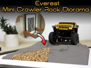 Everest Rock Face RC Mini Crawler Diorama