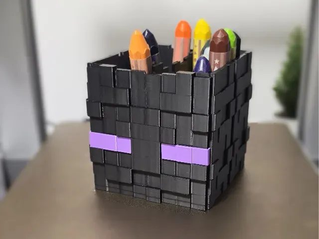 Minecraft Enderman Pencil Holder No AMS Required