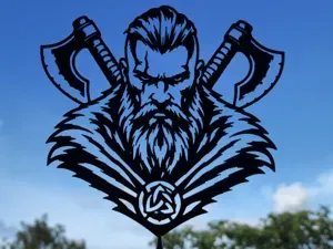 Viking Warrior Wall Art