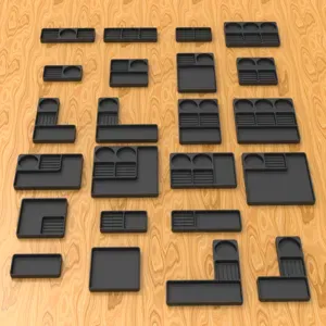 Multiple Sized Trays for Build Plate Cleaner