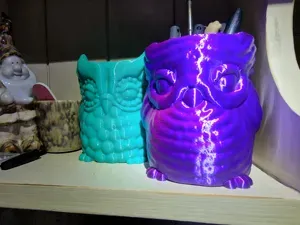 Fluffy Owl Pencil Pot