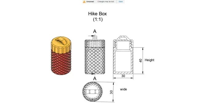 Parametric Hiking Box – Fusion 360 File — Фото 2 из 8