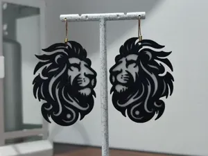 Aretes Rugido de Ébano