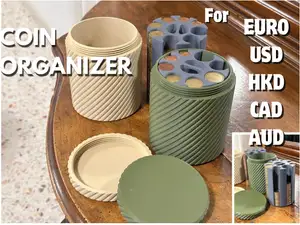 COIN ORGANIZER –Now for Euro, USD, HKD, CAD & AUD!