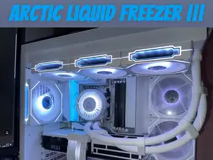 Arctic Liquid Freezer III tube/hose comb