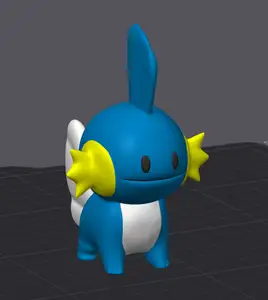 Mudkip 3 color 84mm height