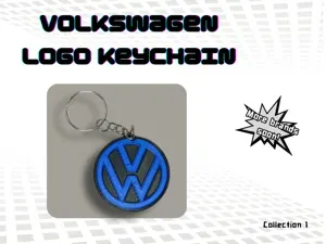 Volkswagen logo keychain