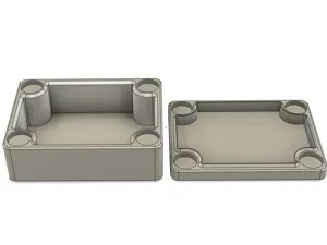 Parametric Magnetic Box with Lid