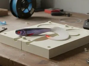 DIY Soft Bait Mold - "Pro-Curly" (10cm)