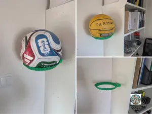 Wall-Mounted Ball Holder