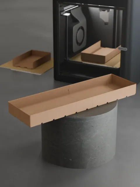 Gridfinity 10x3 Bin (5U) Dovetail Split to Fit — Image 3 of 4