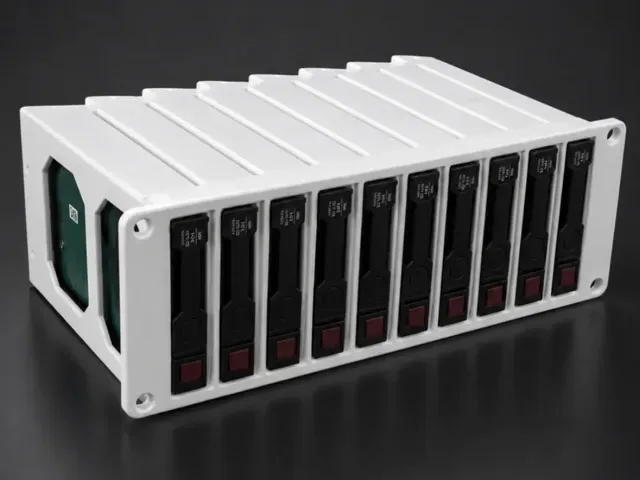 10" Rack 2U 10x2.5 SSD Hotswap panel for HP Gen8/9 — Фото 2 из 6
