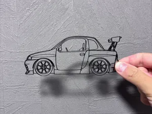 POCKET BUNNY R32 GTR TWIN JDM Custom Car Wall Art