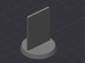 32mm minifigure base upright for stickers