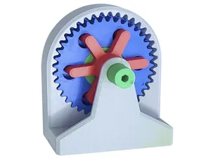 Dual Abnormal Cycloidal gear train