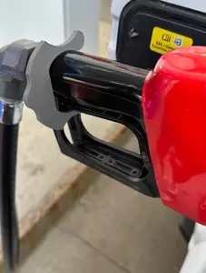 Gas station handle free hands