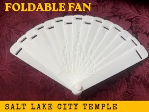 Salt Lake Temple - Folding Fan