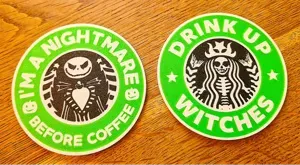 Halloween Coffee Coasters