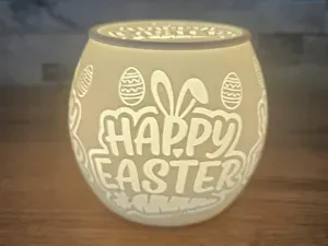 Tea / Puck light Happy Easter