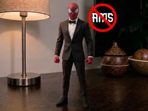 Spider-Man in Smoking NO AMS