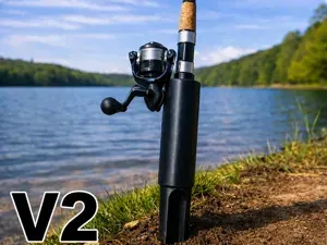 (Stick In Ground) Surf Rod Holder (V2) Bigger