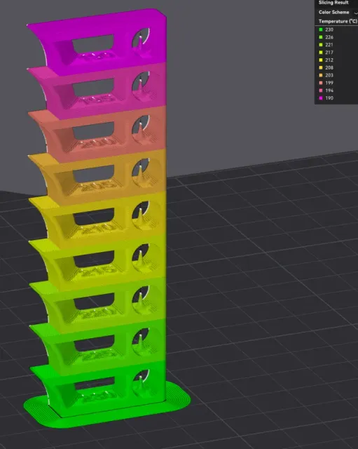 Easy PLA Temperature Tower With G-Code — Image 3 of 3