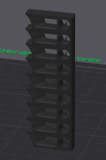 Easy PLA Temperature Tower With G-Code — Image 2 of 3