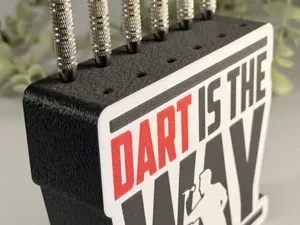 Stand, 12 Dart Holder, Dartpfeilhalter Wall Mount