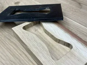 Pattern for wood joint 100x45x5