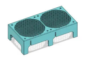 12cm双风扇散热支架 / 12cm dual-fan cooling stand