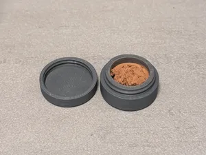mini travel cosmetic/cream case container