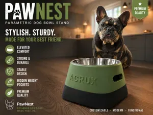 PawNest Adjustable Dog Bowl Riser