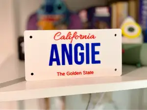 West Coast Style Name Plate