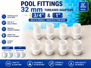Pool Fittings Hose 32mm 3/4'' & 1'' Set