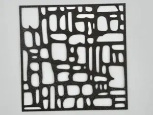 Modern Block Abstract Mosaic Craft Stencil
