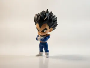 Vegeta Dragon Ball Chibi Figure Arms Crossed