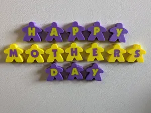 Meeple Alphabet Magnets
