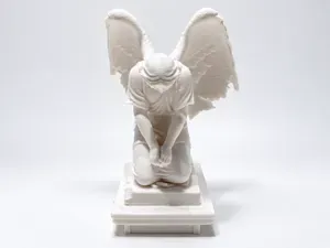 Fallen angel kneeling