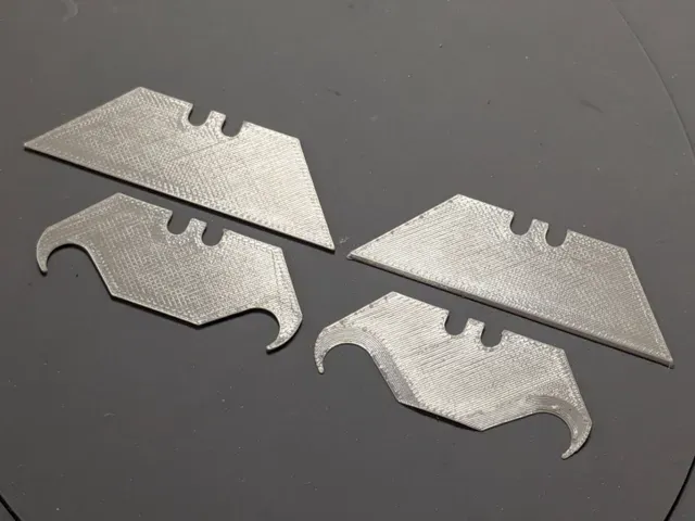 Trapezoid and Hooked Utility Knife Blades