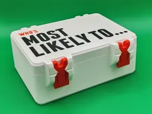 Who’s most likely to… Card Box - Snaplock