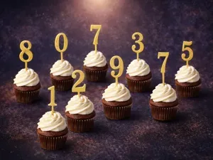 Number Cake Toppers 0–9 | Cake Decorations