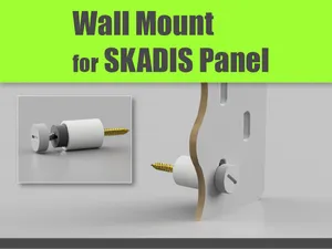 Montaje a pared para panel SKÅDIS