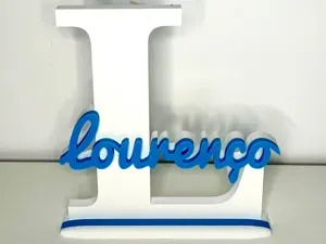 3D Name Sign - Lourenço