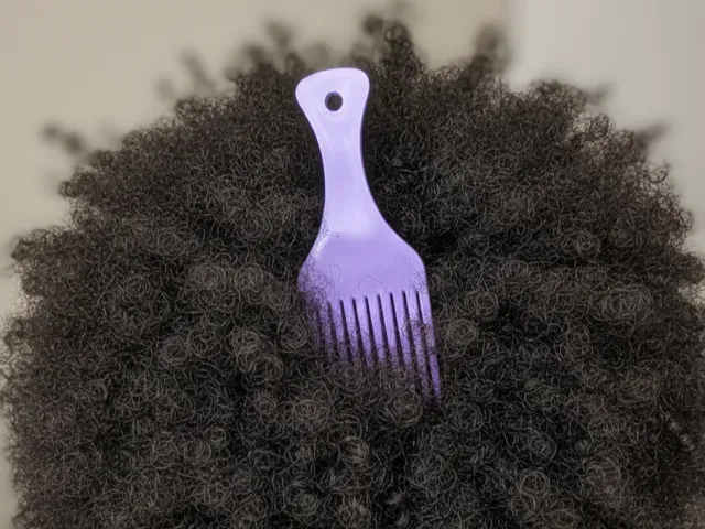 Pettine Afro Professionale Denti Larghi