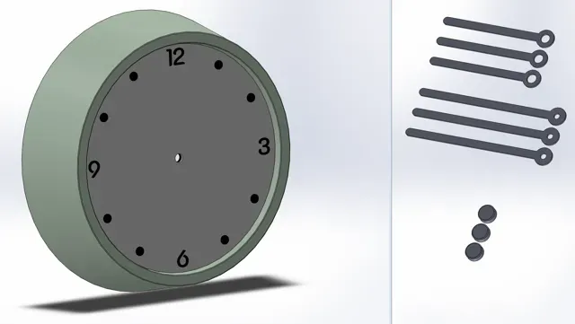 RETRO STYLE WALL CLOCK — Фото 4 из 4