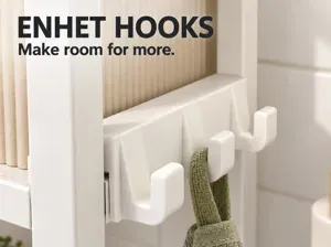 IKEA ENHET Hooks – Extra Storage for Your Shelf