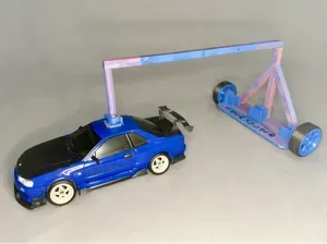 RC Drift Camera Rig 360° Follow Camera Trailer