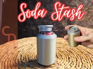 Secret Soda stash can container