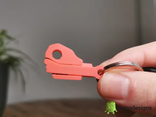 Mini Flip OK Hand Keychain — Image 5 of 5