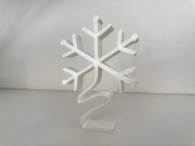 Minimalistischer Schneeflocken Aufsteller — Фото 2 из 9